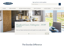 Tablet Screenshot of dundas.co.uk